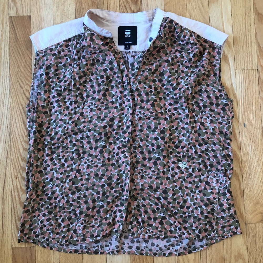 G Star Raw - Sz S- Sleeveless blouse